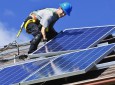 Solaranlage wird installiert